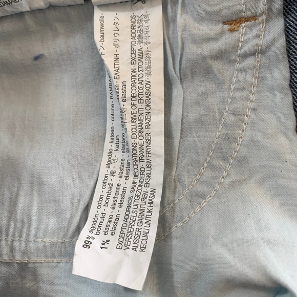 Zara Authentic Denim By TRF Cut-Off Short Size 8 - Picture 8 of 8
